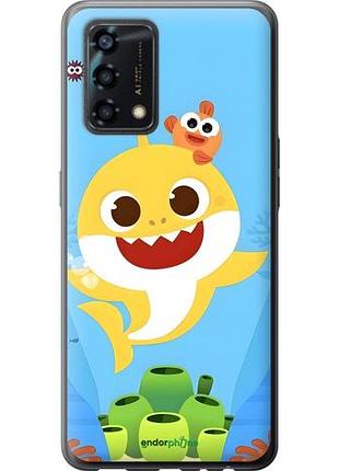 Чехол на oppo a95 бейби шарк оппо а95