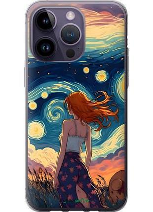 Чохол на iphone 14 pro max дівчина арт