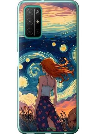 Чохол на huawei honor 30s дівчина арт