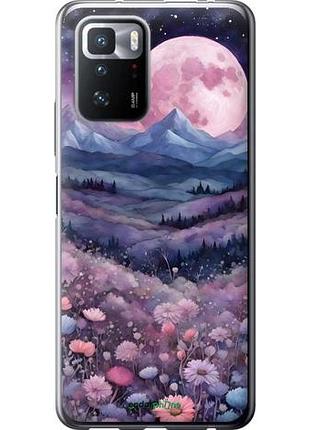 Чехол на xiaomi redmi note 10 pro 5g ночь луна арт сяоми редми ноут 10 про 5г