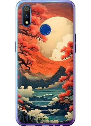 Чохол на realme 3 pro природа японії