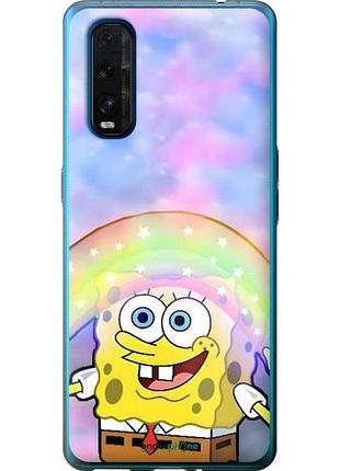 Чехол на oppo find x2 спанч боб, sponge bob оппо файнд х2