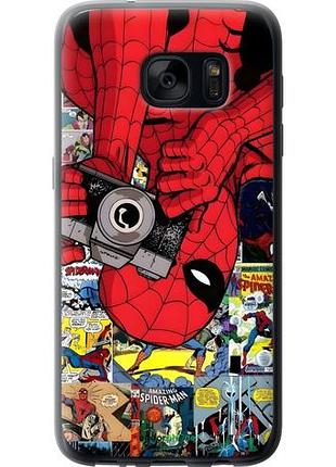 Чехол на samsung galaxy s7 g930f человек паук, spiderman 2 самсунг с7 г930ф 2