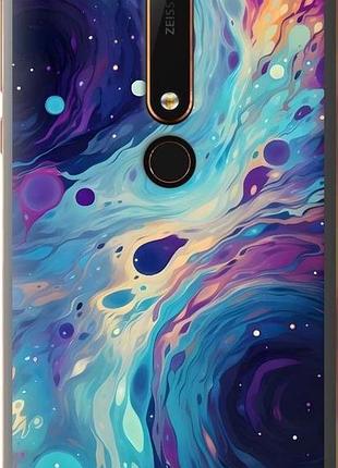Чехол на nokia 6 2018 арт акварель нокиа 6 2018