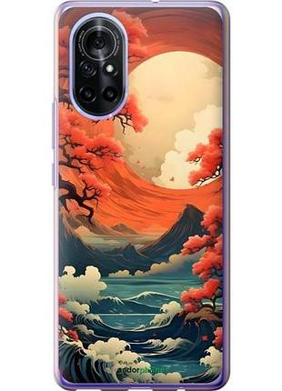 Чехол на huawei nova 8 природа японии хуавей нова 8