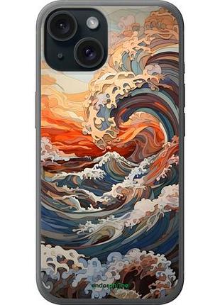 Чохол на iphone 15 арт хвилі