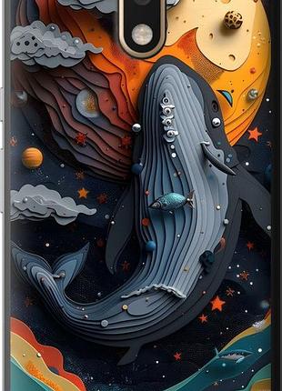Чехол на motorola moto g4 plus кит в космосе моторола мото г4 плюс