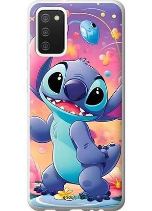 Чехол на samsung galaxy a02s a025f стич 2 самсунг а02с а025ф2