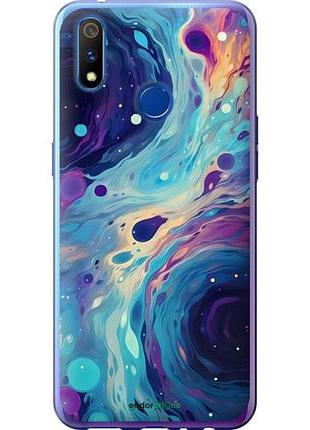 Чехол на realme x lite арт акварель риалми х лайт