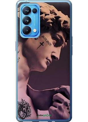 Чехол на oppo reno5 pro давид тату оппо рено5 про