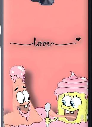 Чехол на asus zenfone 4 selfie / zd553kl спанч боб, sponge bob асус зенфоне 4 селфие / зетд553кл
