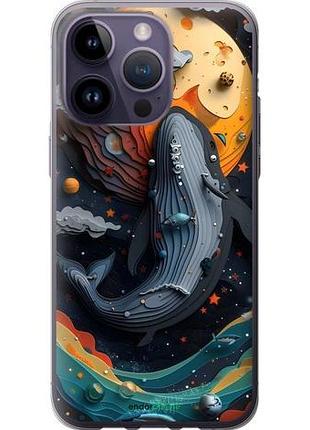 Чехол на iphone 14 pro max кит в космосе айфон 14 про макс