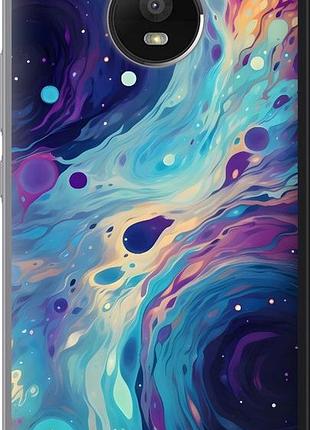 Чохол на motorola moto e4 plus арт акварель