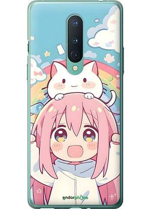 Чохол на oneplus 8 дівчинка аніме веселка