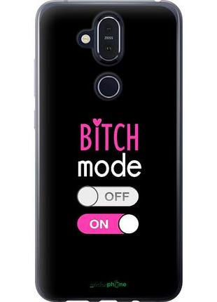 Чехол на nokia 8.1 bitch mode "4548u-1620-10746"