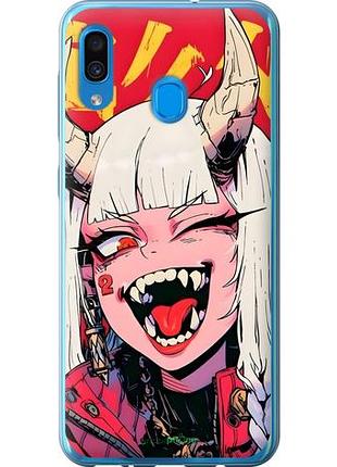 Чехол на samsung galaxy a20 2019 a205f аниме демон самсунг а20 2019 а205ф