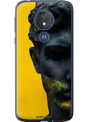 Чехол на motorola moto g7 power статуя арт моторола мото г7 повер