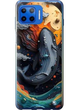 Чехол на motorola moto g plus кит в космосе моторола мото г плюс