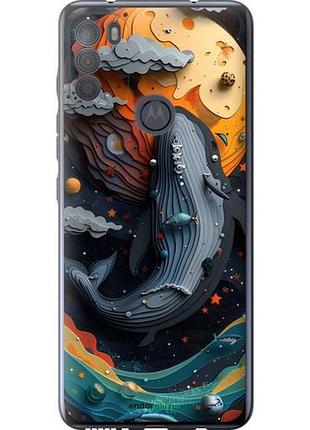 Чехол на motorola g50 кит в космосе моторола г50