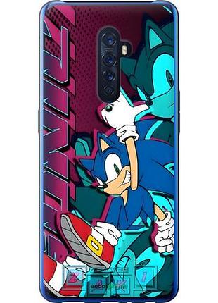 Чехол на oppo reno 2 соник sonic оппо рено 2
