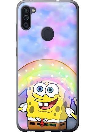 Чехол на samsung galaxy a11 a115f спанч боб, sponge bob самсунг а11 а115ф