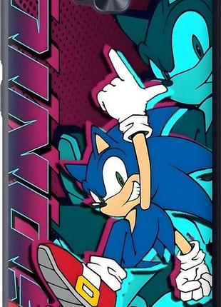 Чехол на asus zenfone 4 selfie / zd553kl соник sonic асус зенфоне 4 селфие / зетд553кл