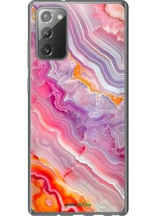 Чехол на samsung galaxy note 20 мрамор 2 самсунг ноут 202