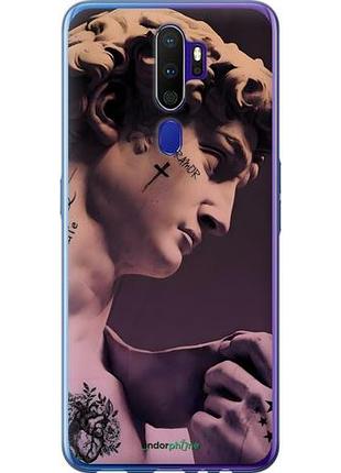 Чехол на oppo a5 2020 давид тату оппо а5 2020