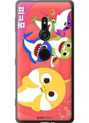 Чехол на sony xperia xz2 h8266 бейби шаркс сони эксперия хз2 х8266