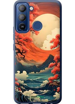 Чехол на tecno pop 5 lte bd4 природа японии текно поп 5 лте бд4