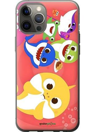 Чехол на iphone 12 pro max бейби шаркс айфон 12 про макс