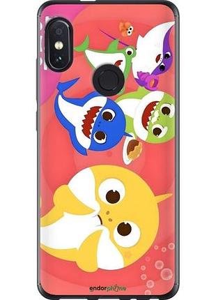 Чехол на xiaomi redmi note 5 бейби шаркс