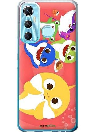 Чехол на infinix hot 11 бейби шаркс инфикс хот 11