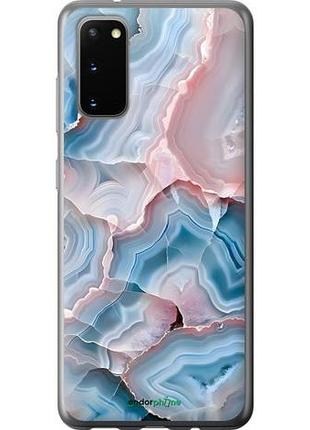 Чехол на samsung galaxy s20 мрамор самсунг с20