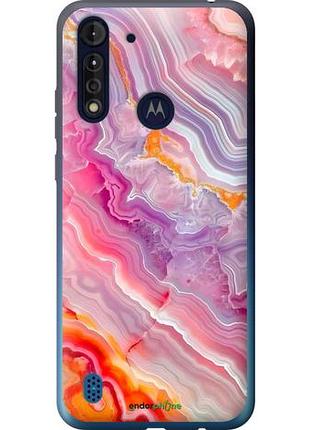 Чехол на motorola g8 power lite мрамор 2