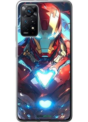 Чохол на xiaomi redmi note 11 залізна людина
