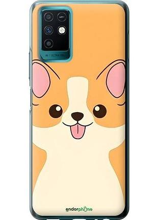 Чехол на infinix note 10 милый пес инфикс ноут 10