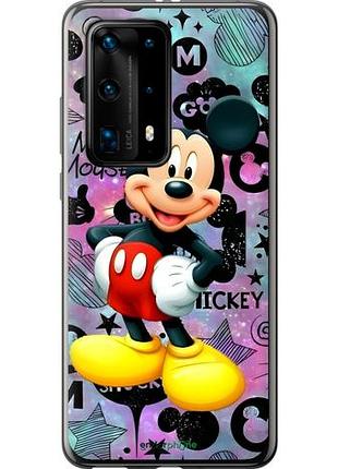 Чехол на huawei p40 pro plus микки маус хуавей п40 про плюс