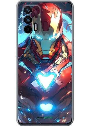 Чехол на realme gt 5g железный человек риалми гт 5г