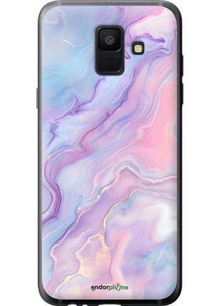 Чехол на samsung galaxy a6 2018 нежный мрамор самсунг а6 2018