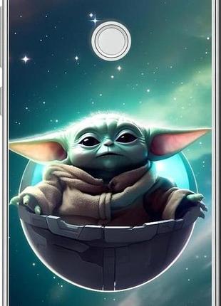 Чехол на huawei p8 lite (2017) малыш йода, грогу хуавей п8 лайт (2017)