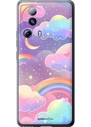 Чехол на xiaomi 13 lite облака и радуга сяоми 13 лайт