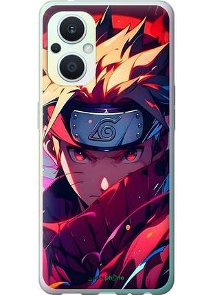 Чехол на oppo reno8 lite наруто naruto оппо рено8 лайт