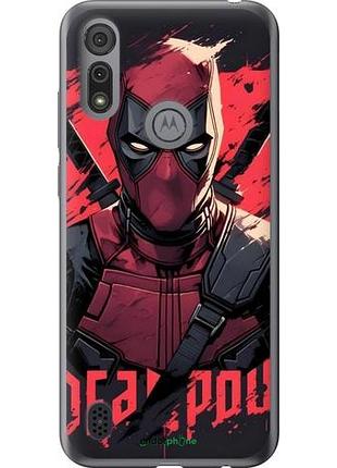 Чехол на motorola e6i дэдпул, deadpool моторола е6и