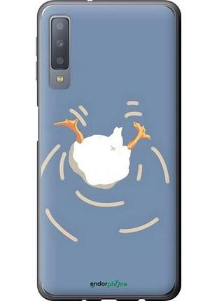 Чохол на samsung galaxy a7 (2018) a750f гусак пірнає