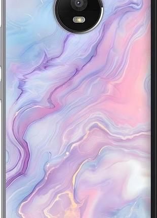 Чохол на motorola moto e4 plus ніжний мармур