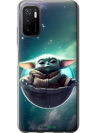 Чехол на xiaomi redmi note 10 5g малыш йода, грогу сяоми редми ноут 10 5г