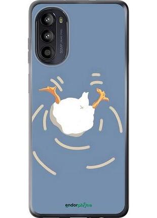 Чехол на motorola moto g52 смешная утка, гусь моторола мото г52