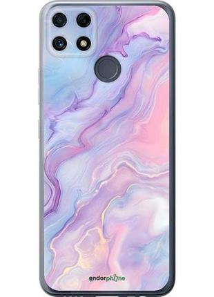 Чохол на realme c25s ніжний мармур