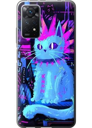 Чохол на xiaomi redmi note 12 pro кіт панк